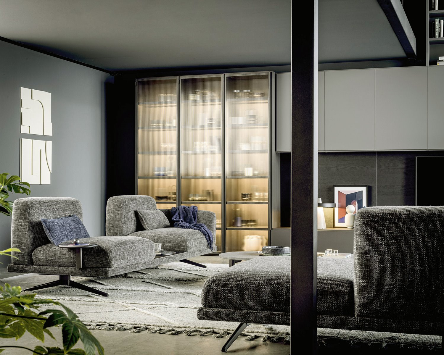 inspiratie wandkast en zithoek bed habits