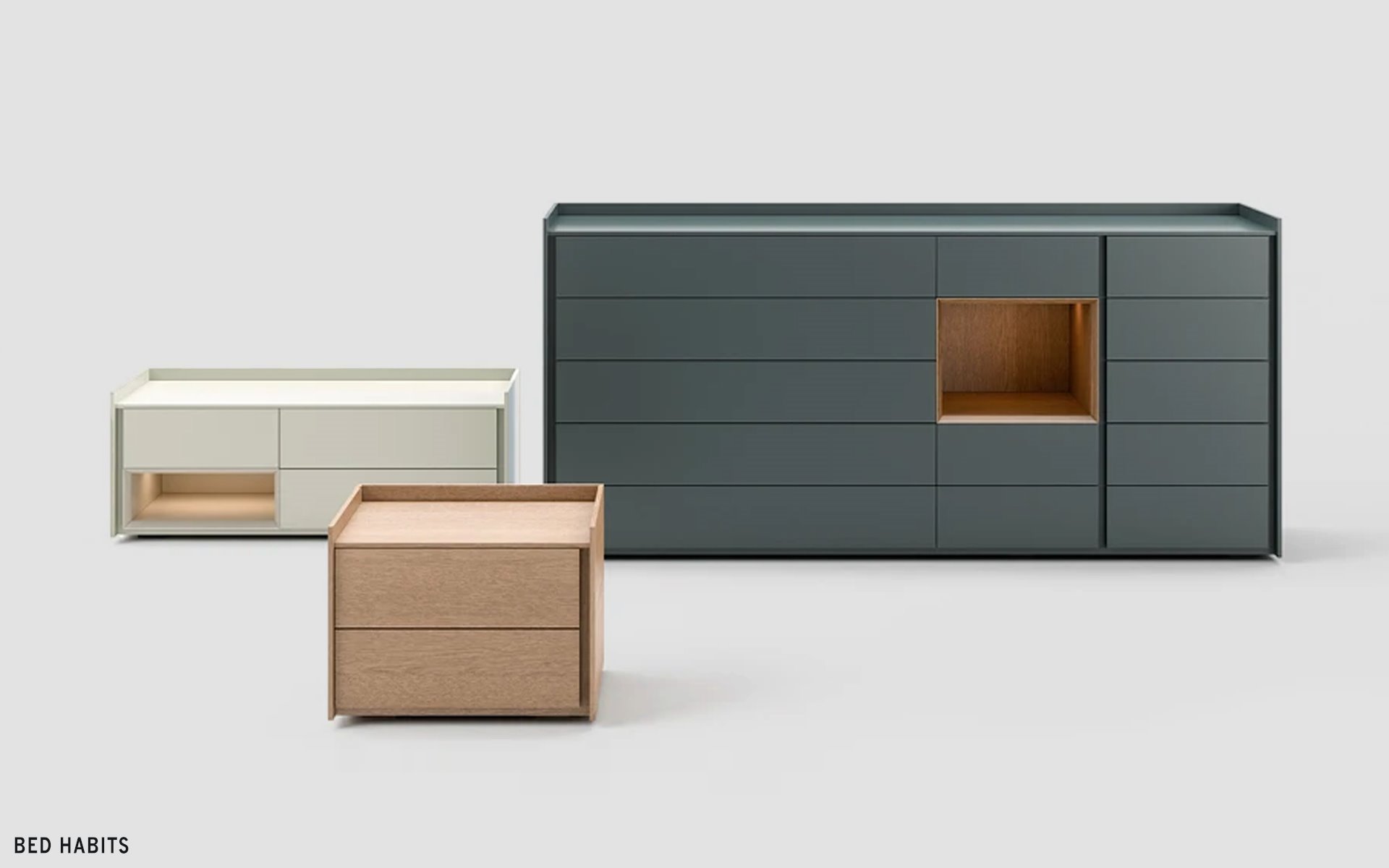 dressoirs en nachtkastjes bed habits 2