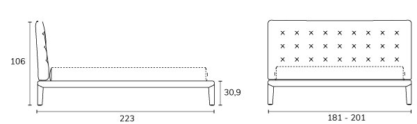 Boheme bed afmetingen 2022