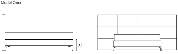 Boiiserie tech open 15cm C BedHabits