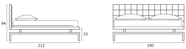 Boss Low bed afmetingen 2022