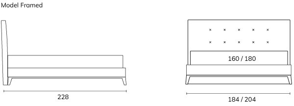 Mozart tech framed C BedHabits