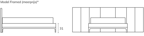 Wall tech overige uitvoeringen Framed C BedHabits