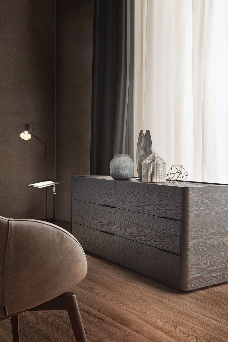 Nachtkastje Ladekast Ginevra SerieO BedHabits 5