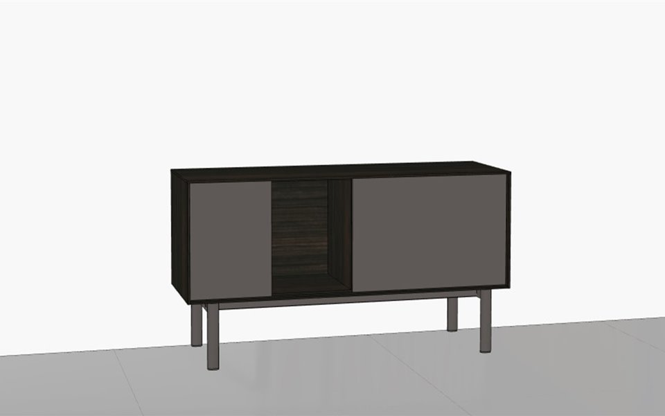 Dressoir Reverse 3D Tekening BedHabits 10