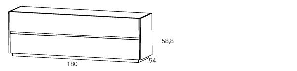 Dressoir Self tech O 2 laden BedHabits