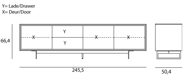 Dressoir Shadow Technisch BedHabits