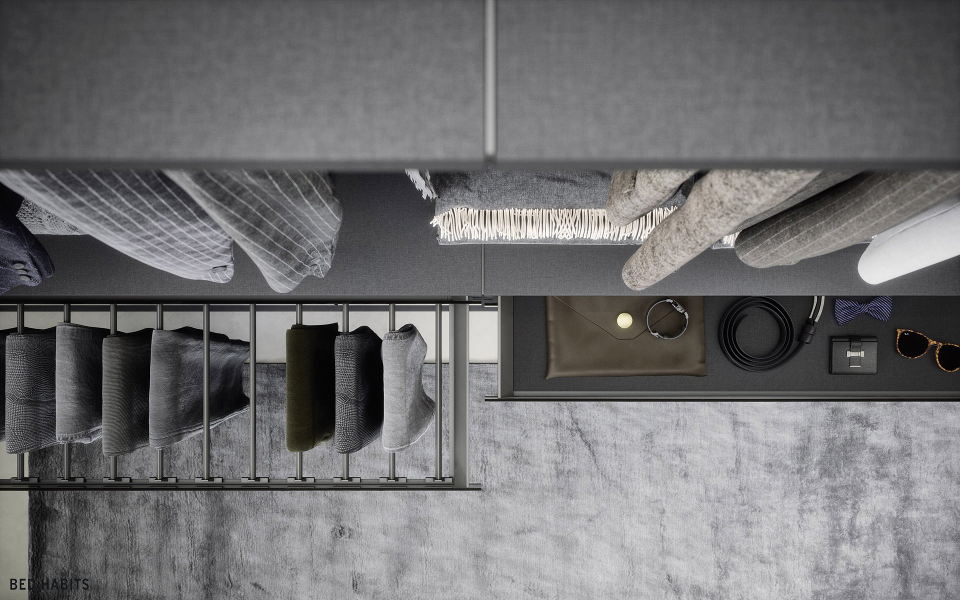 Inloopkast Walk in closet Break N BedHabits 1920x1200 23