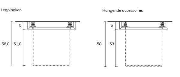 Pop up afmetingen diepte