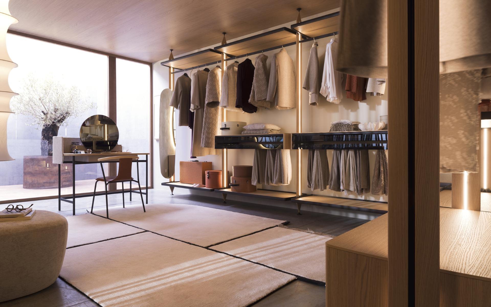 Design inloopkast roomdivider BedHabits 64