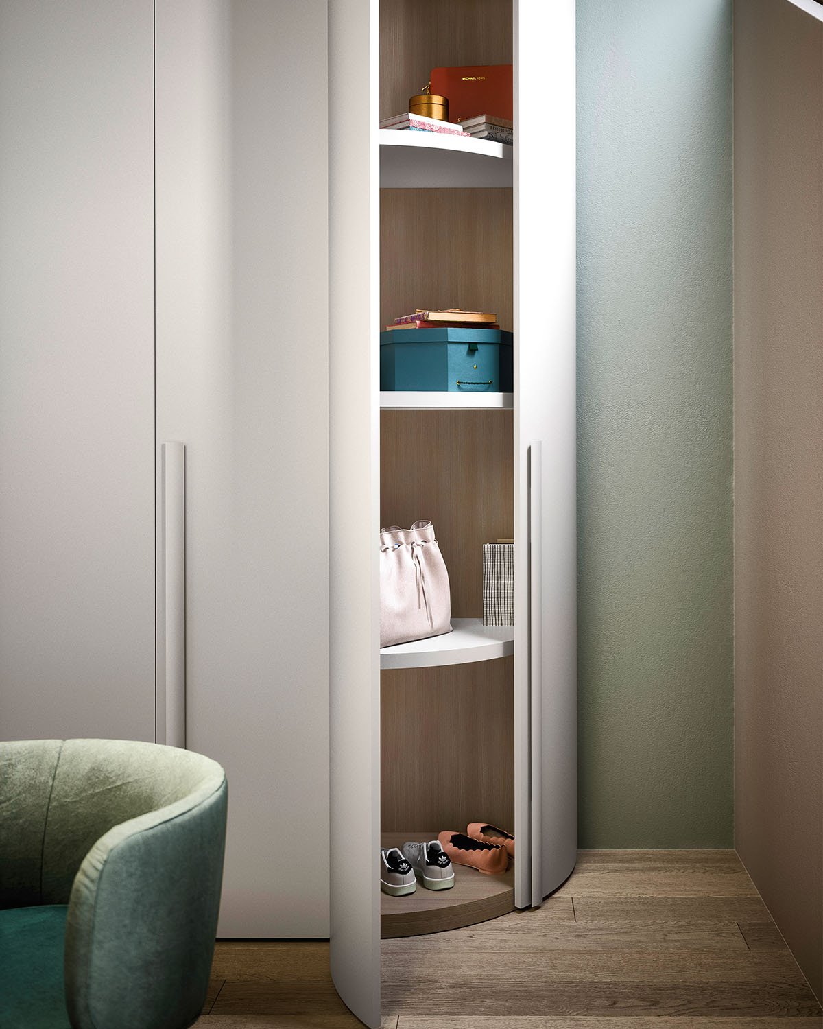 Design kledingkast met klapdeur vico detail bedhabits 7