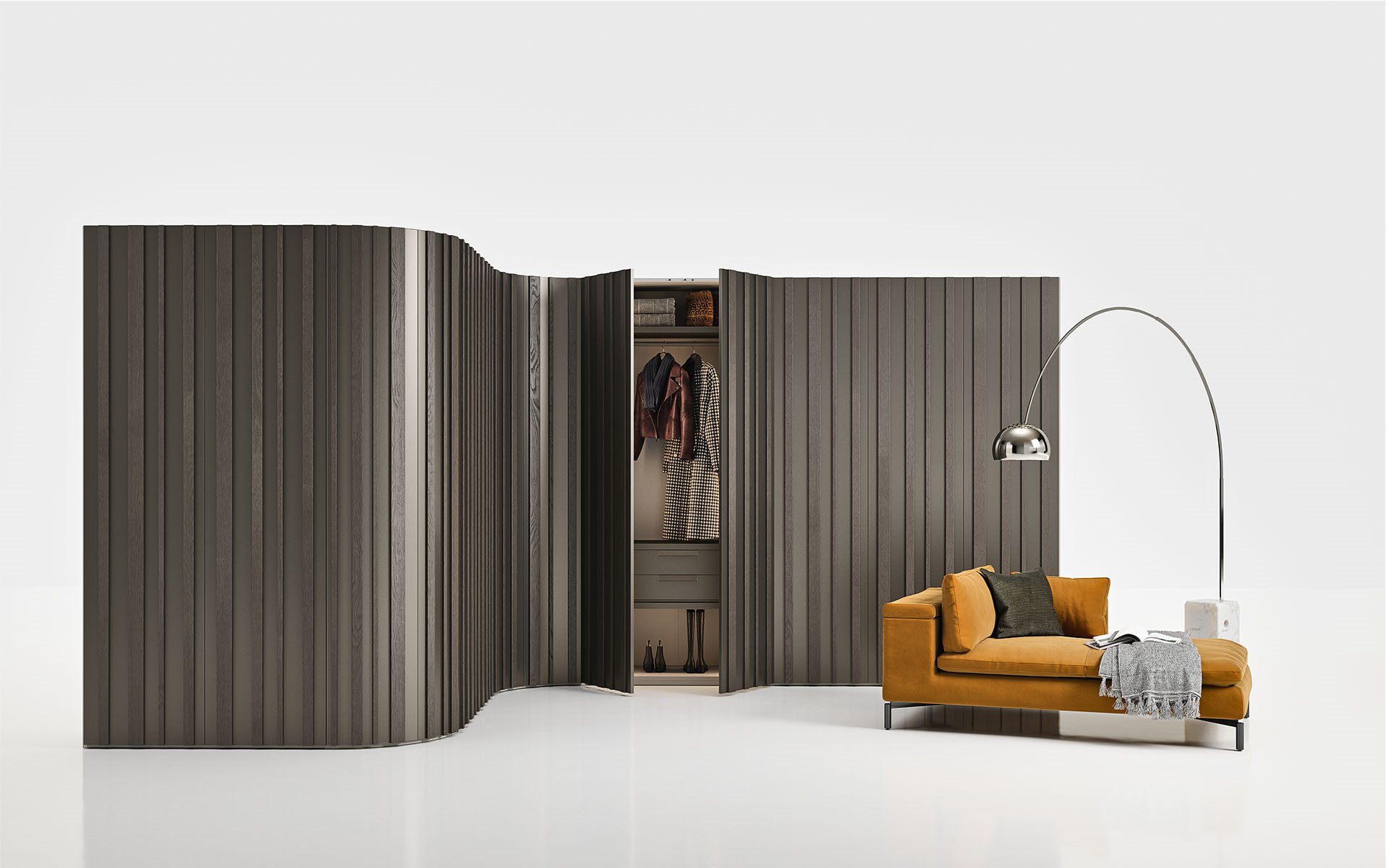 Kledingkast Curve BedHabits 11