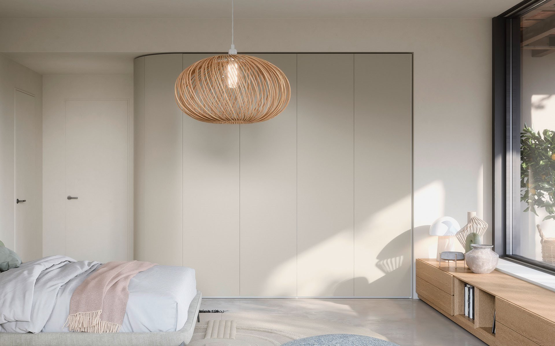 Kledingkast Curve BedHabits 24