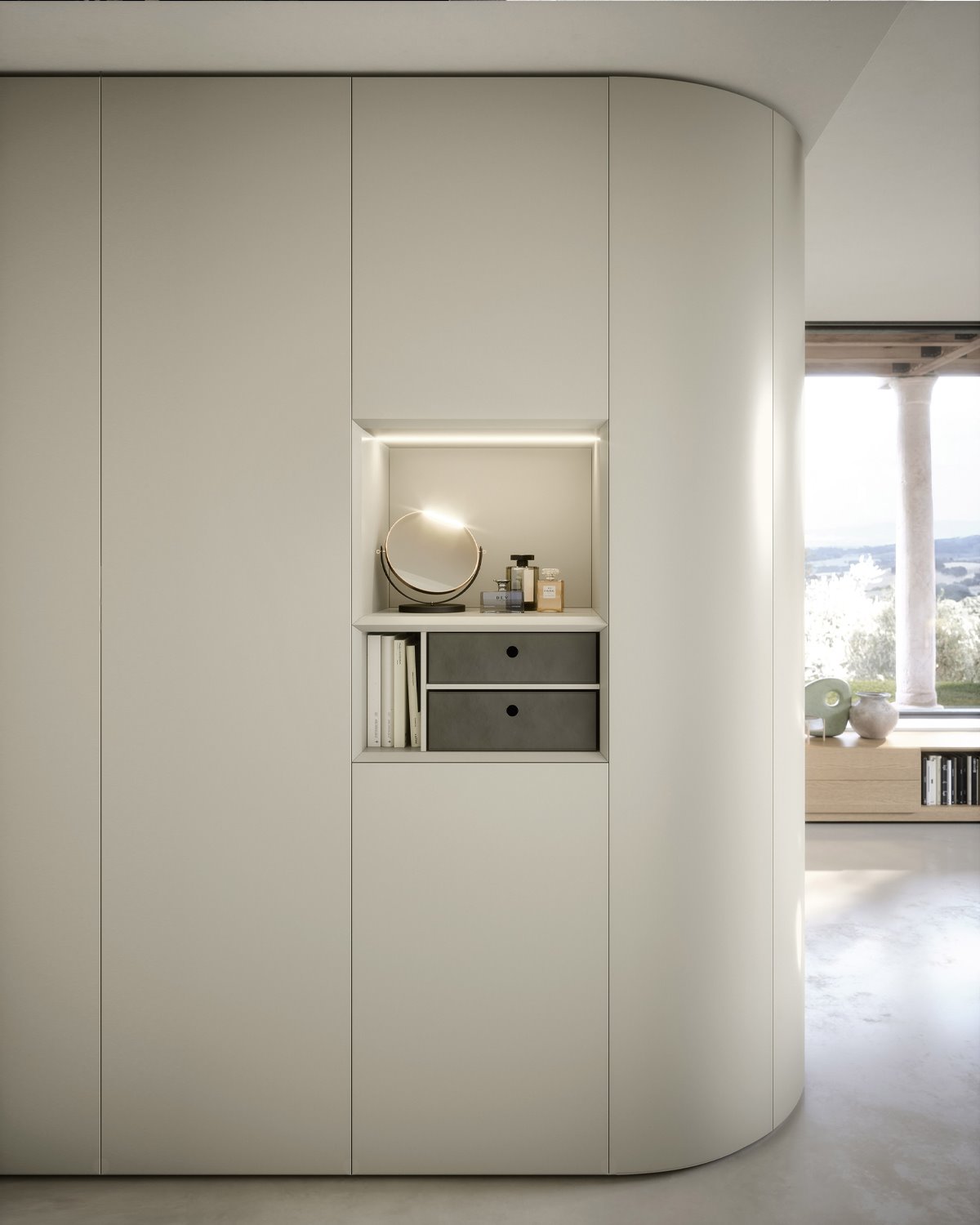 Kledingkast Curve BedHabits 5