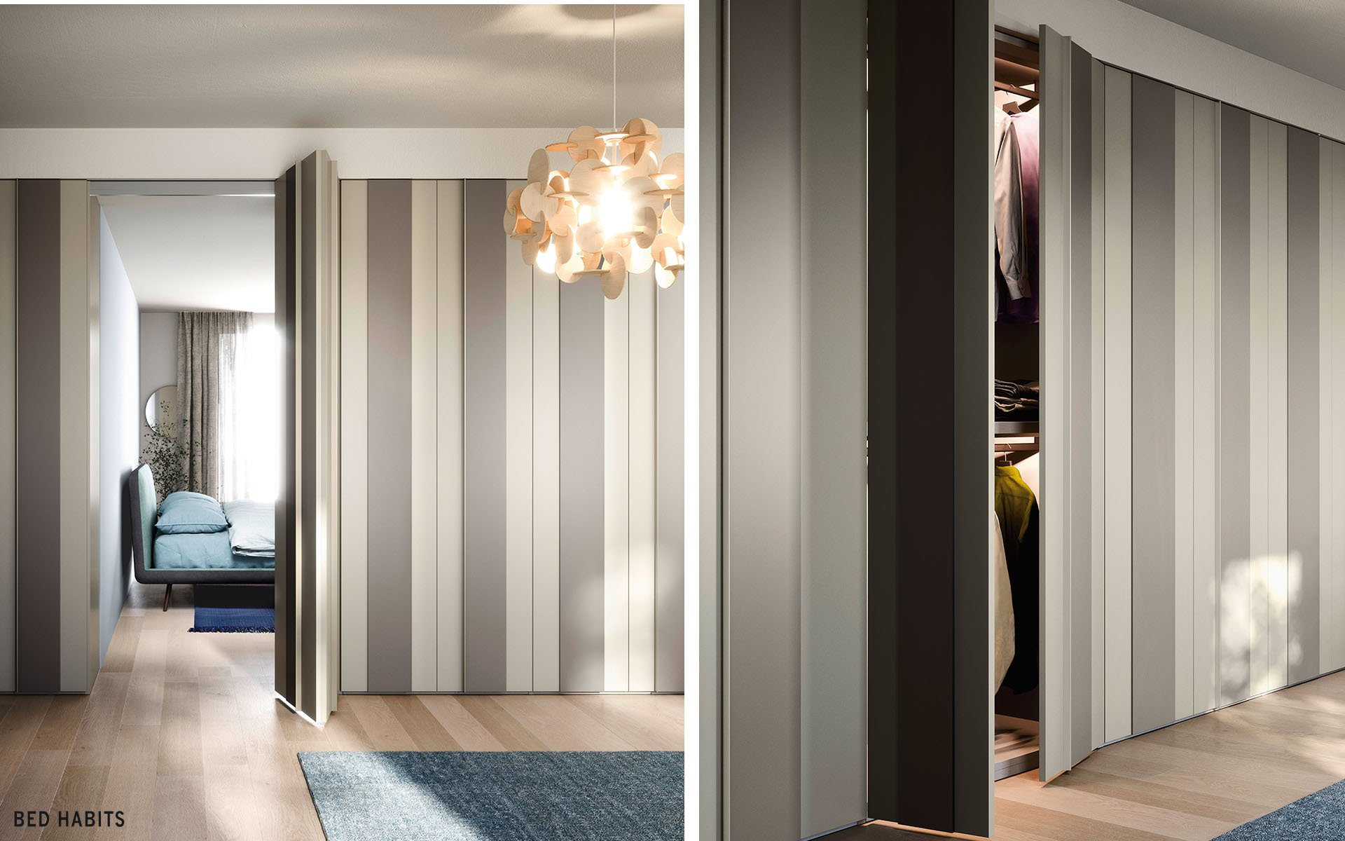 Kledingkast Plisse BedHabits 53