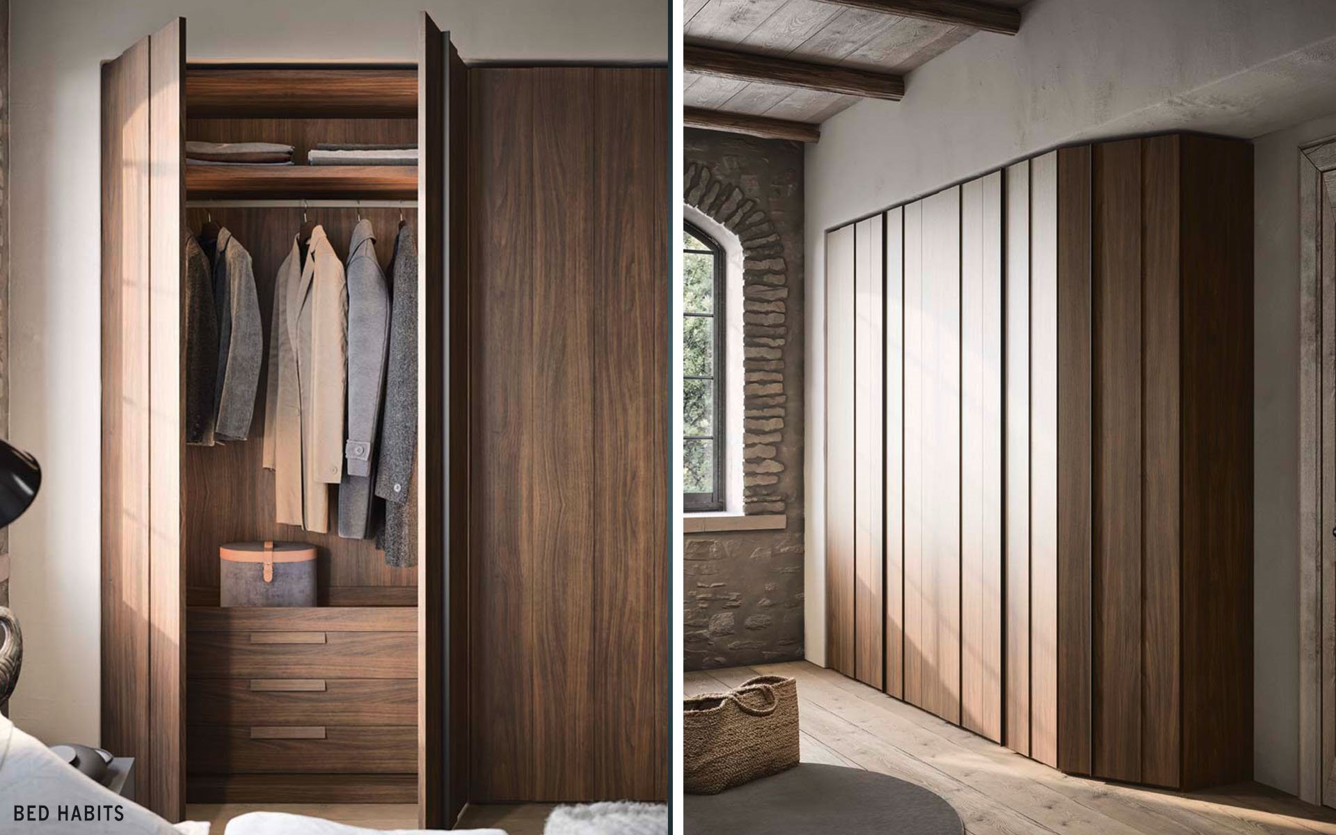 Kledingkast Plisse BedHabits 55