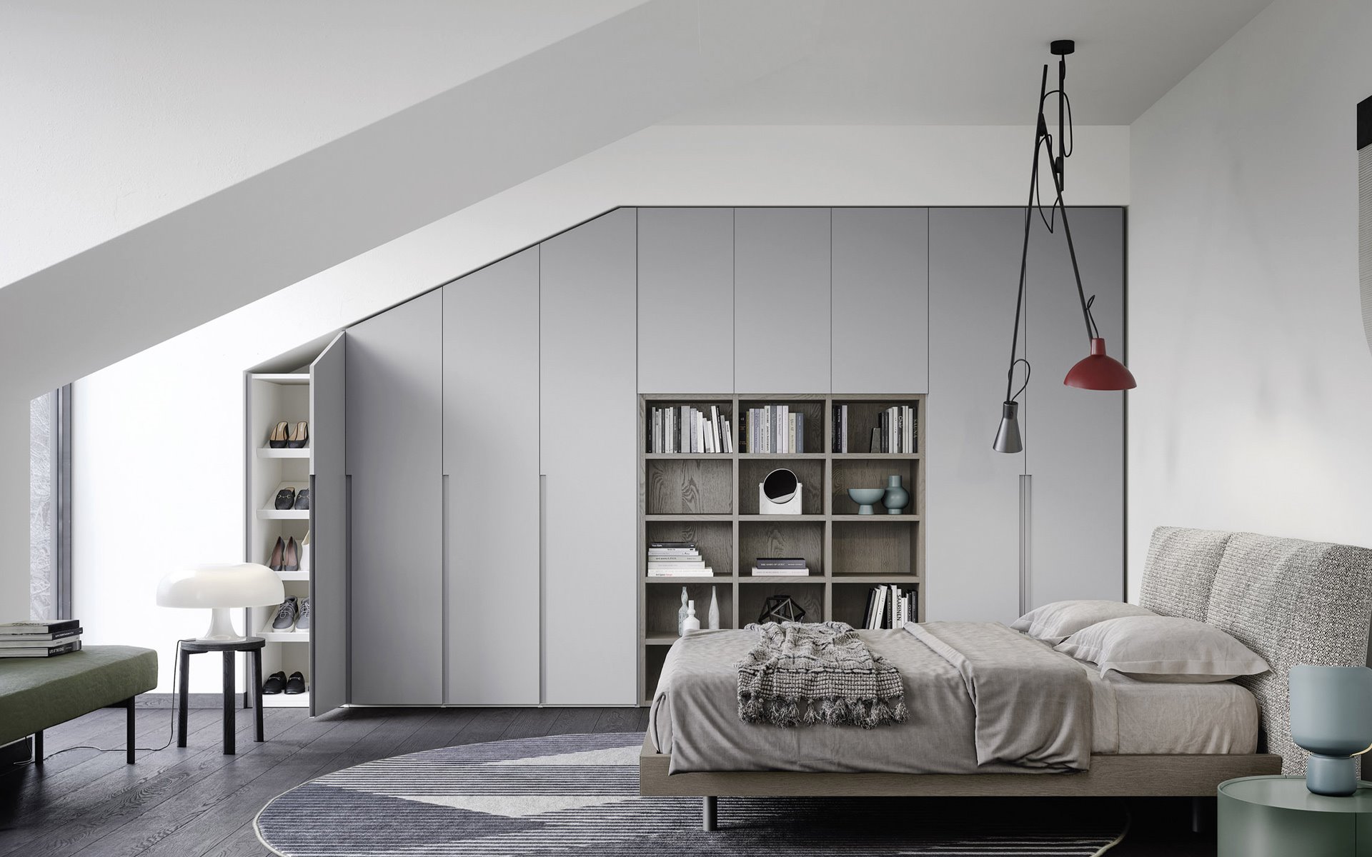 Design kledingkast met klapdeur unika bedhabits 23