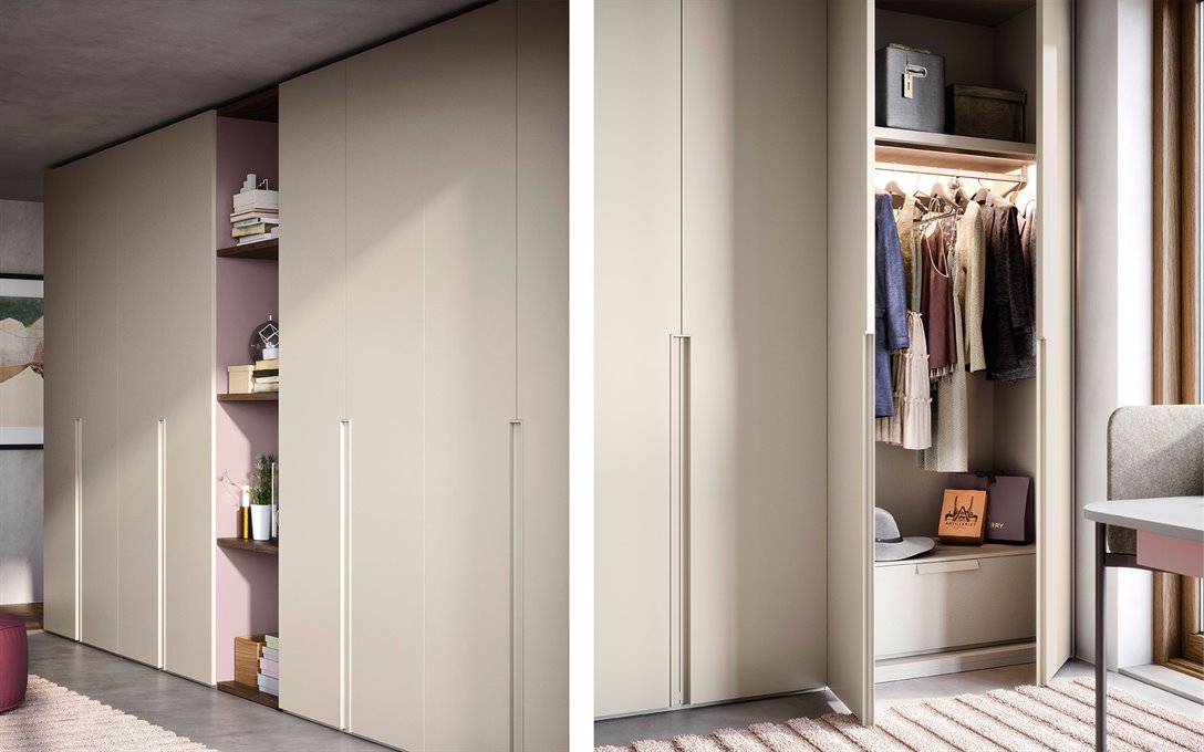 Design kledingkast met klapdeur unika bedhabits 31