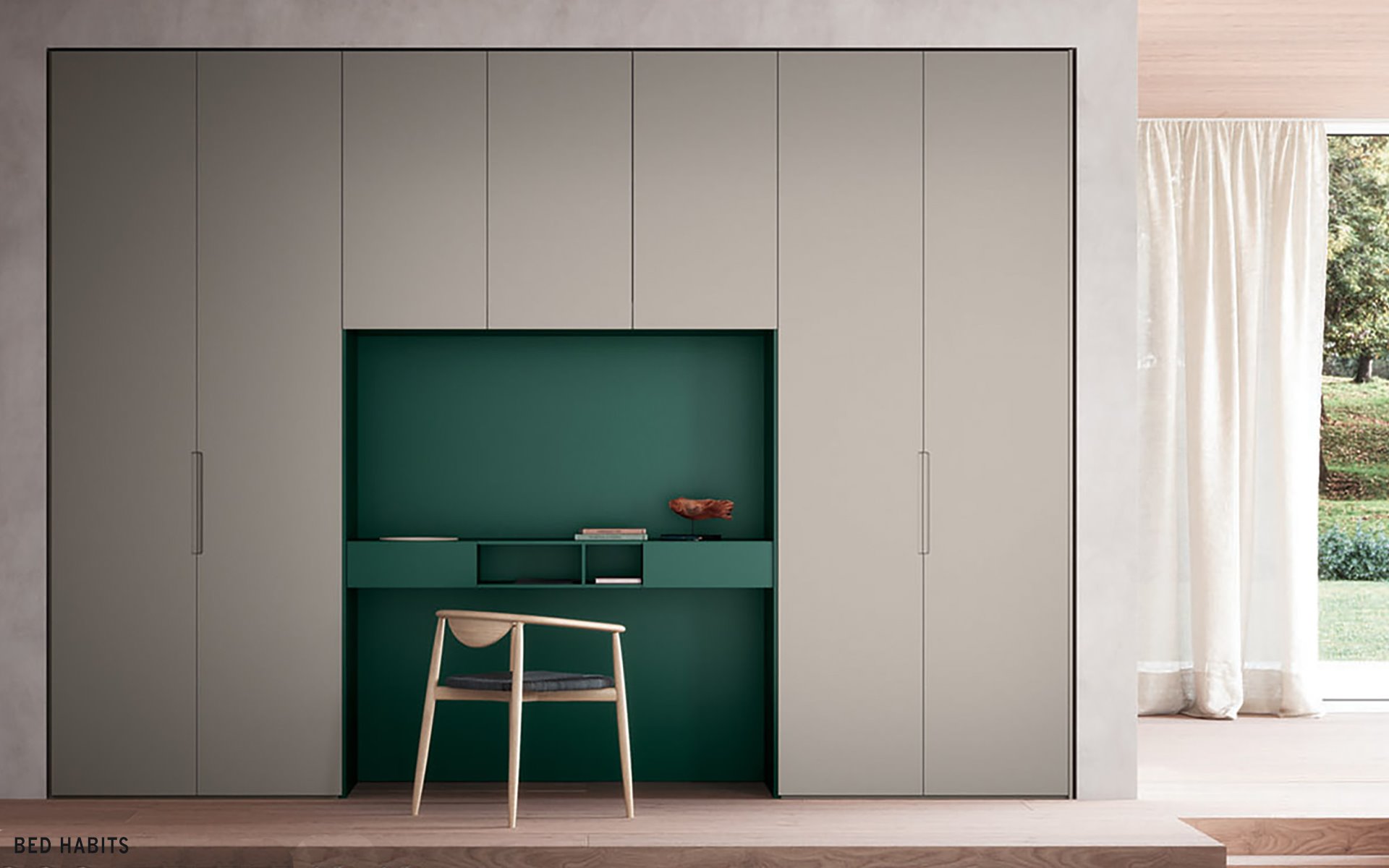 Design kledingkast met klapdeur vico bedhabits 12