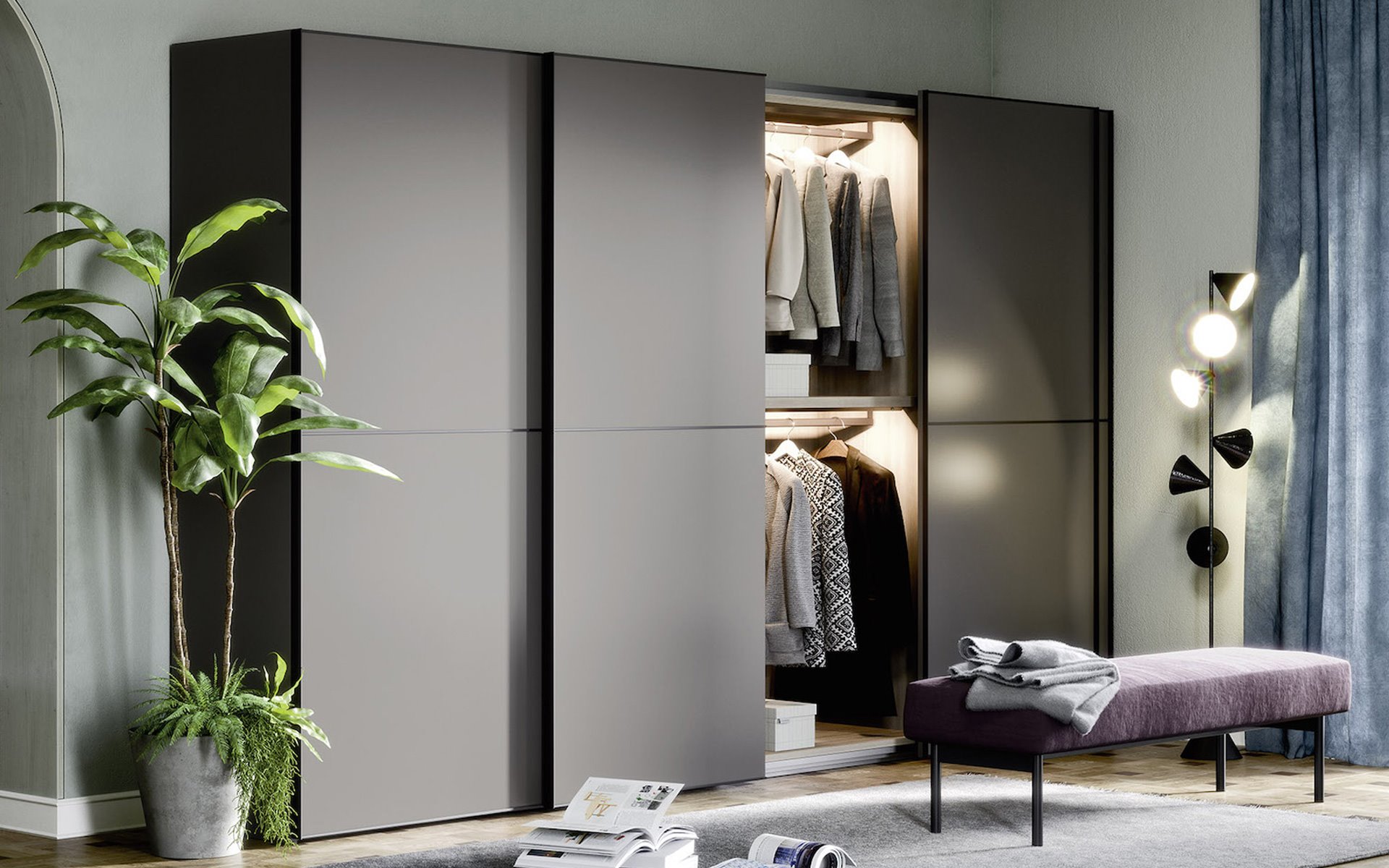 Garderobekast schuifdeurkast Dover N Bedhabits 2