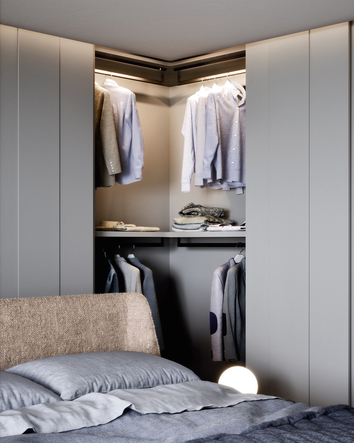 Garderobekast schuifdeurkast Plisse N Bedhabits 1920x1200 details 2