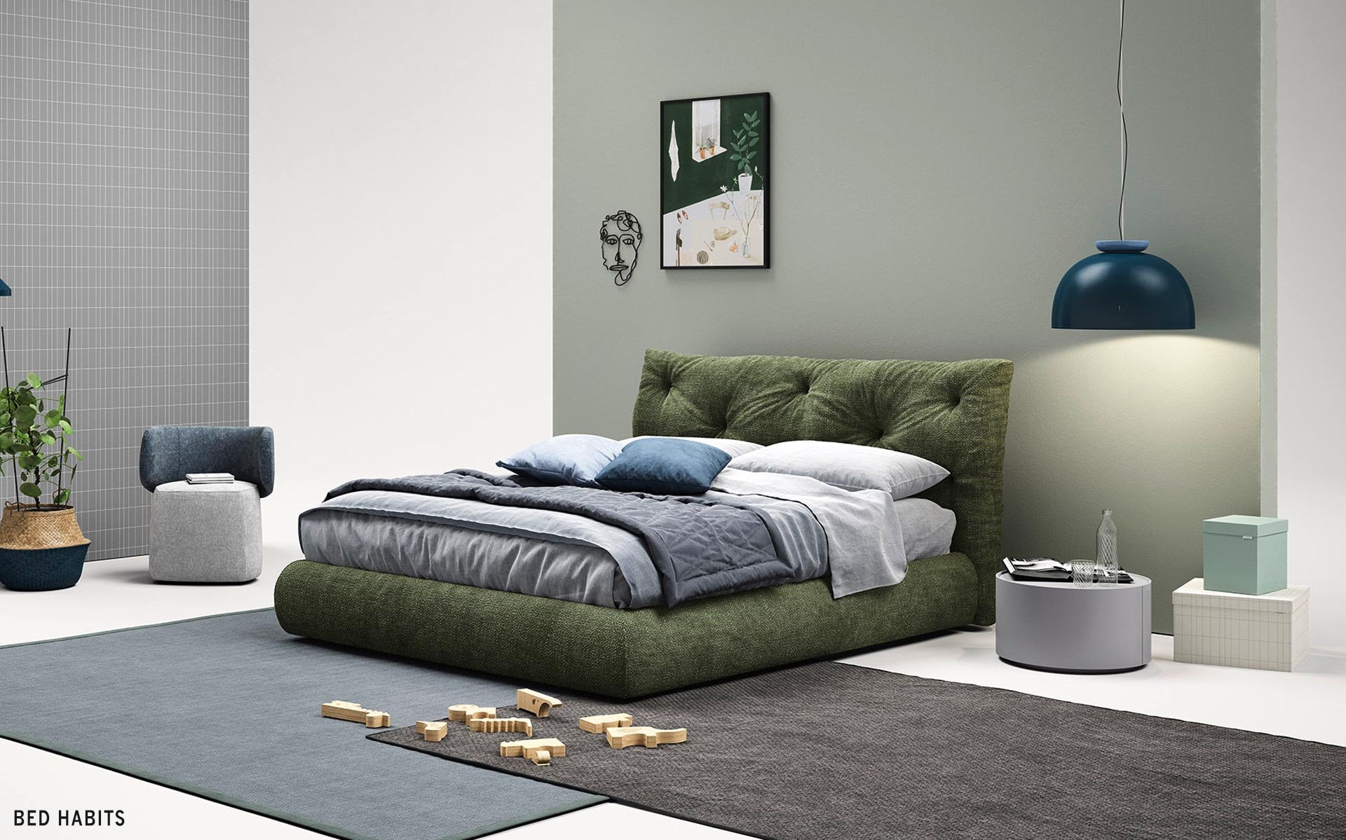Nachtkastje Allout SerieN BedHabits 21