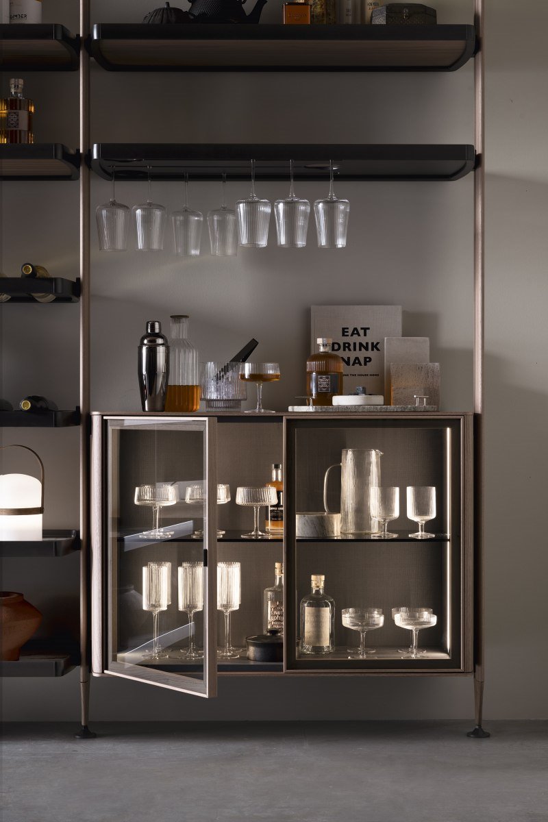 Roomdivider wandkast Dedalo BedHabits 19