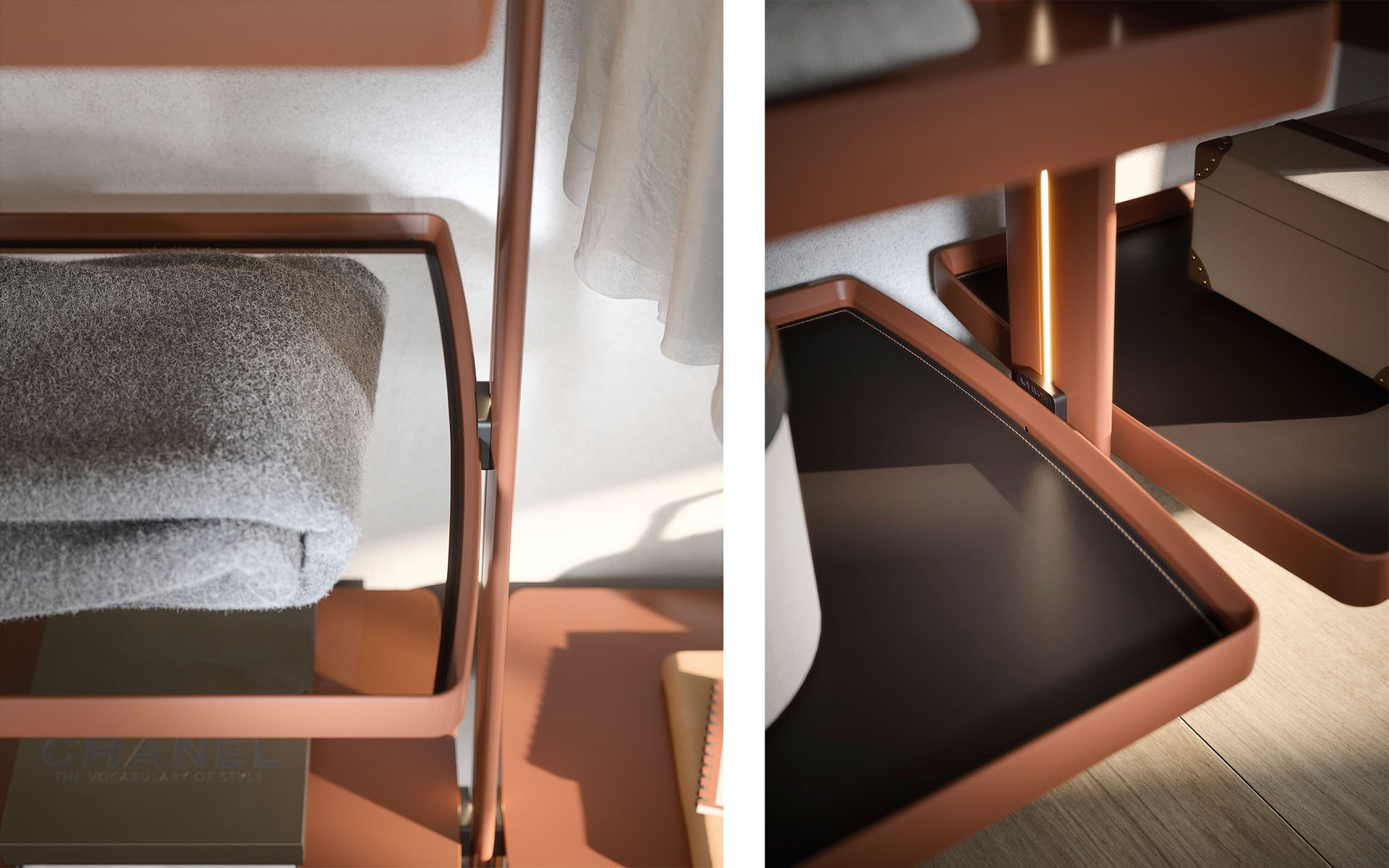 Roomdivider wandkast Dedalo BedHabits 56