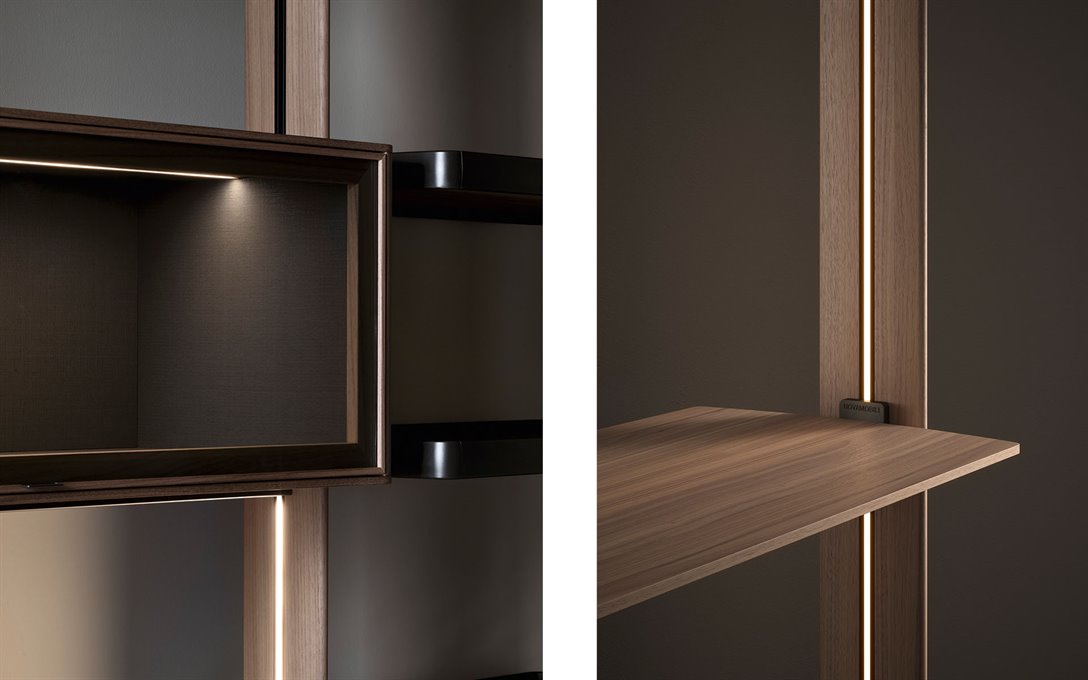 Roomdivider wandkast Dedalo BedHabits 57