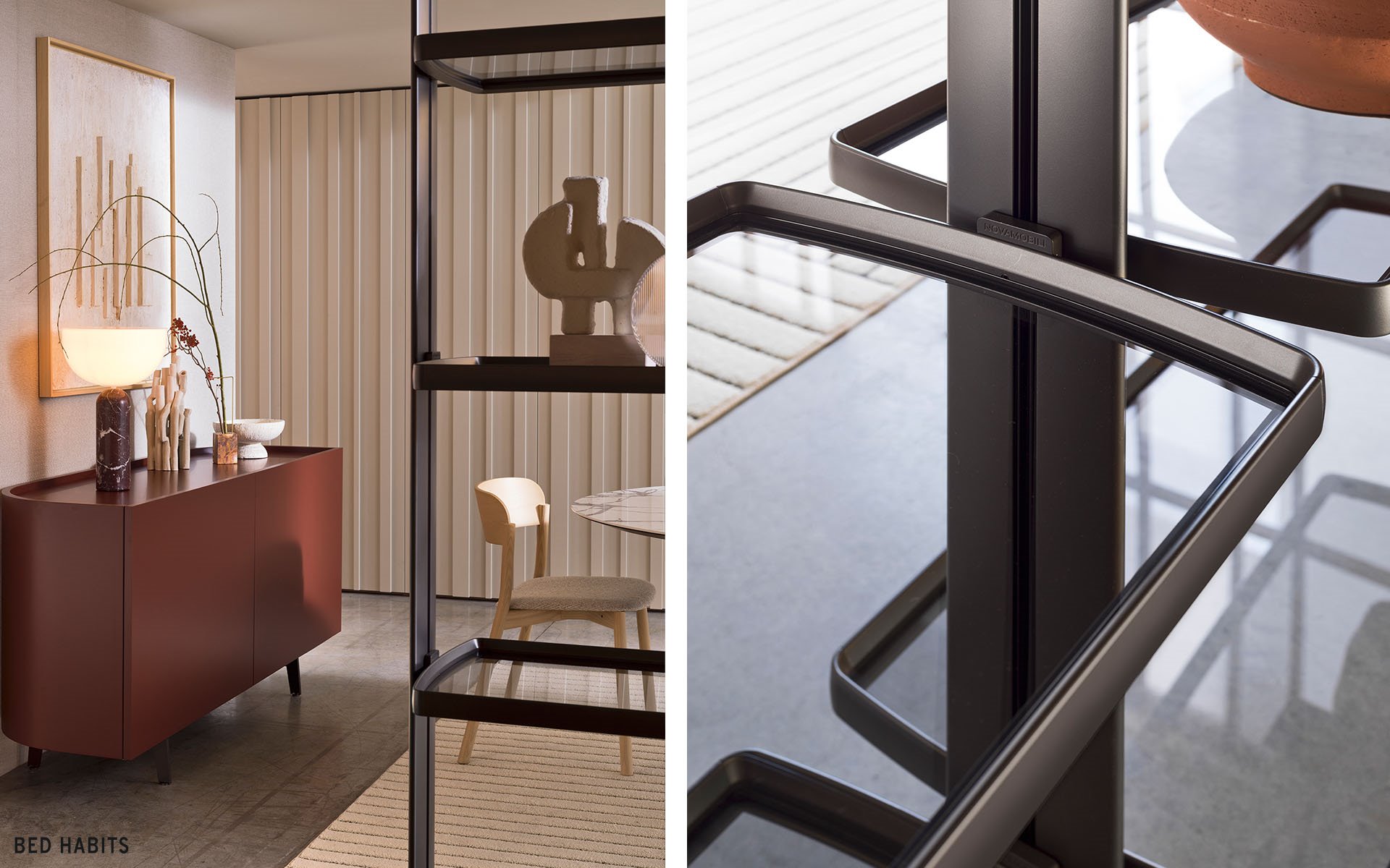 Roomdivider wandkast Dedalo BedHabits 62