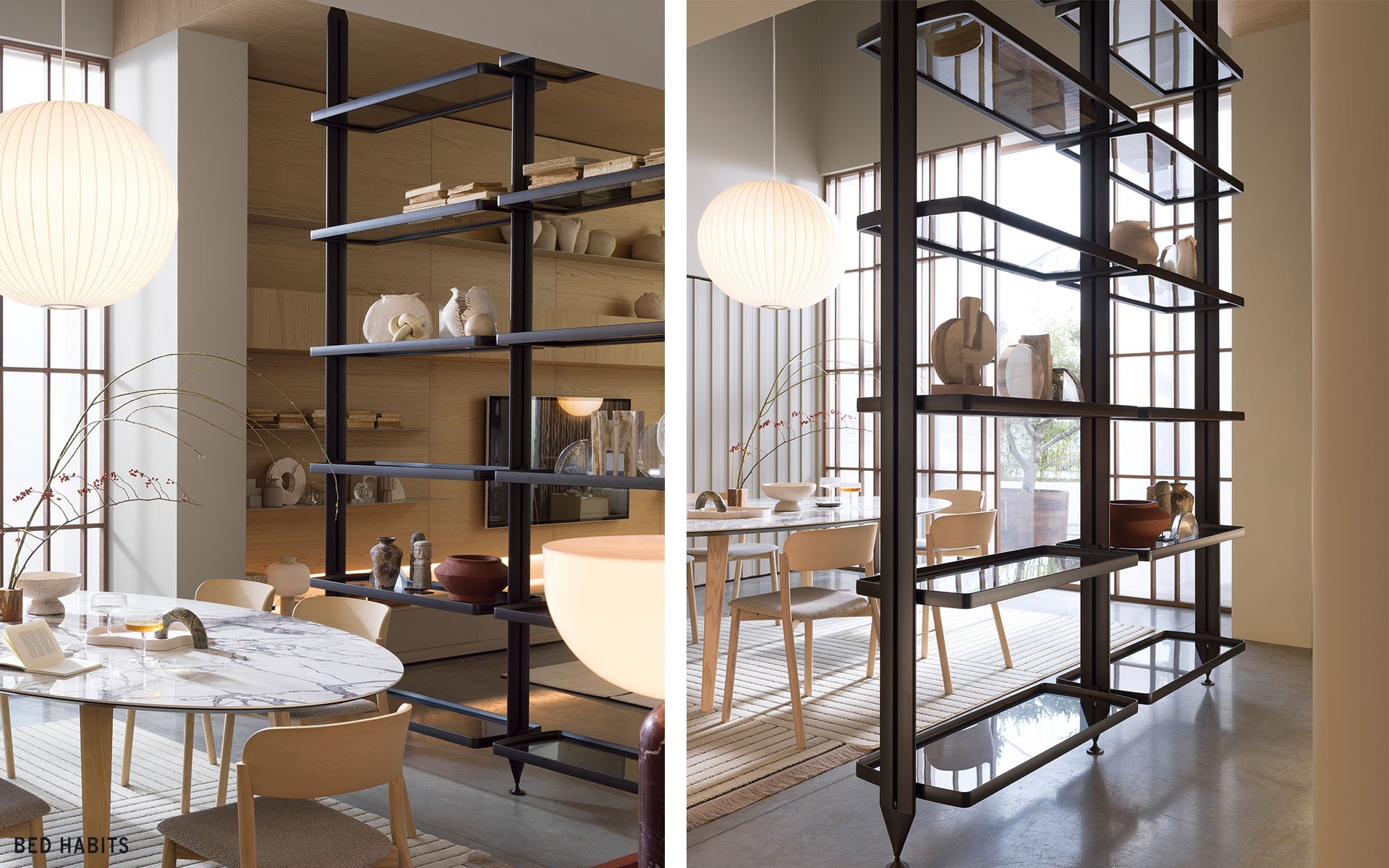 Roomdivider wandkast Dedalo BedHabits 65