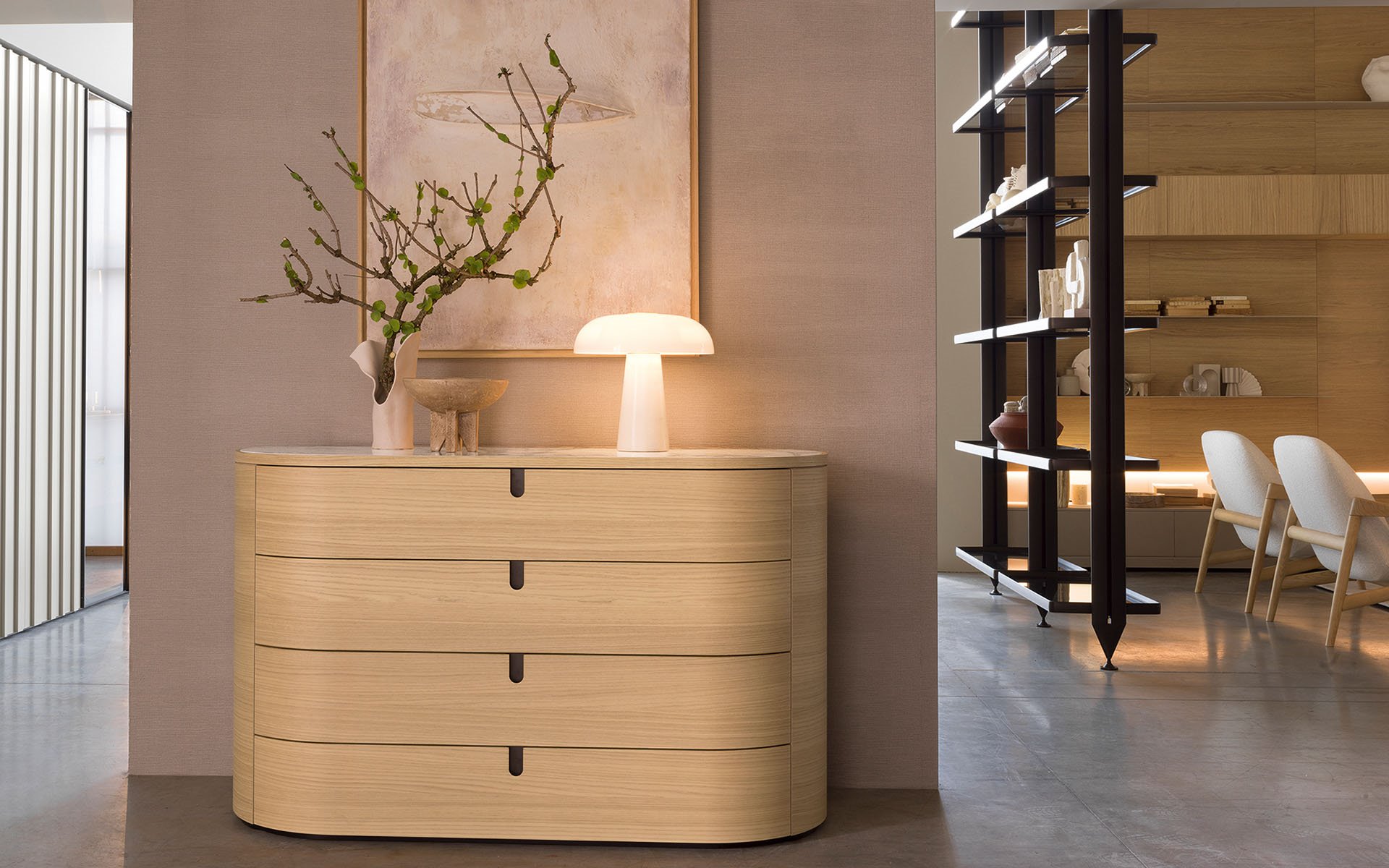 Roomdivider wandkast Dedalo BedHabits 68