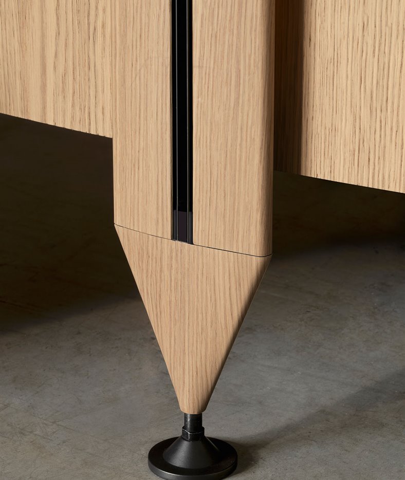 Roomdivider wandkast Dedalo Detail BedHabits 2