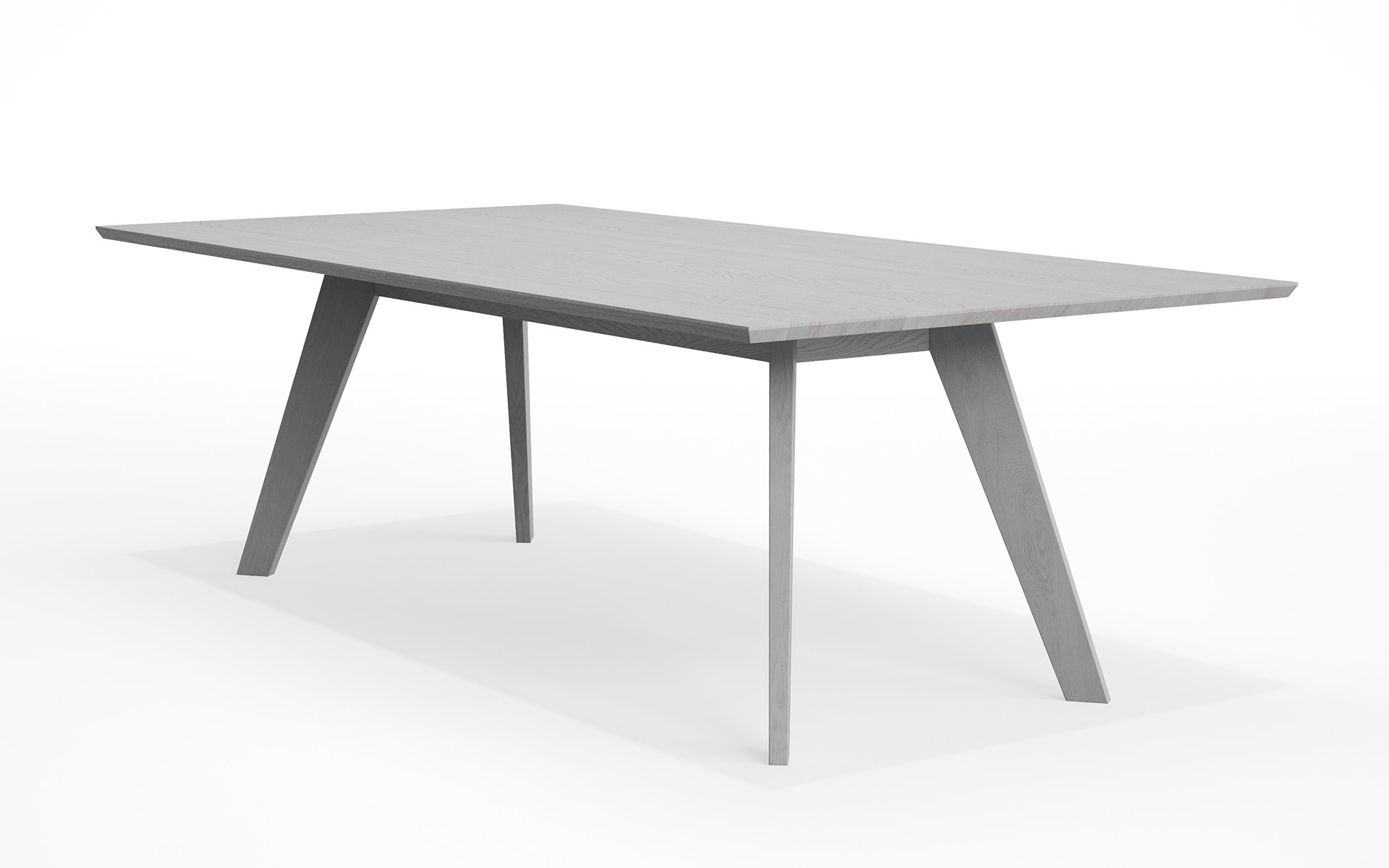 Tafel Cena Rect 240 Cold Grey BedHabits01