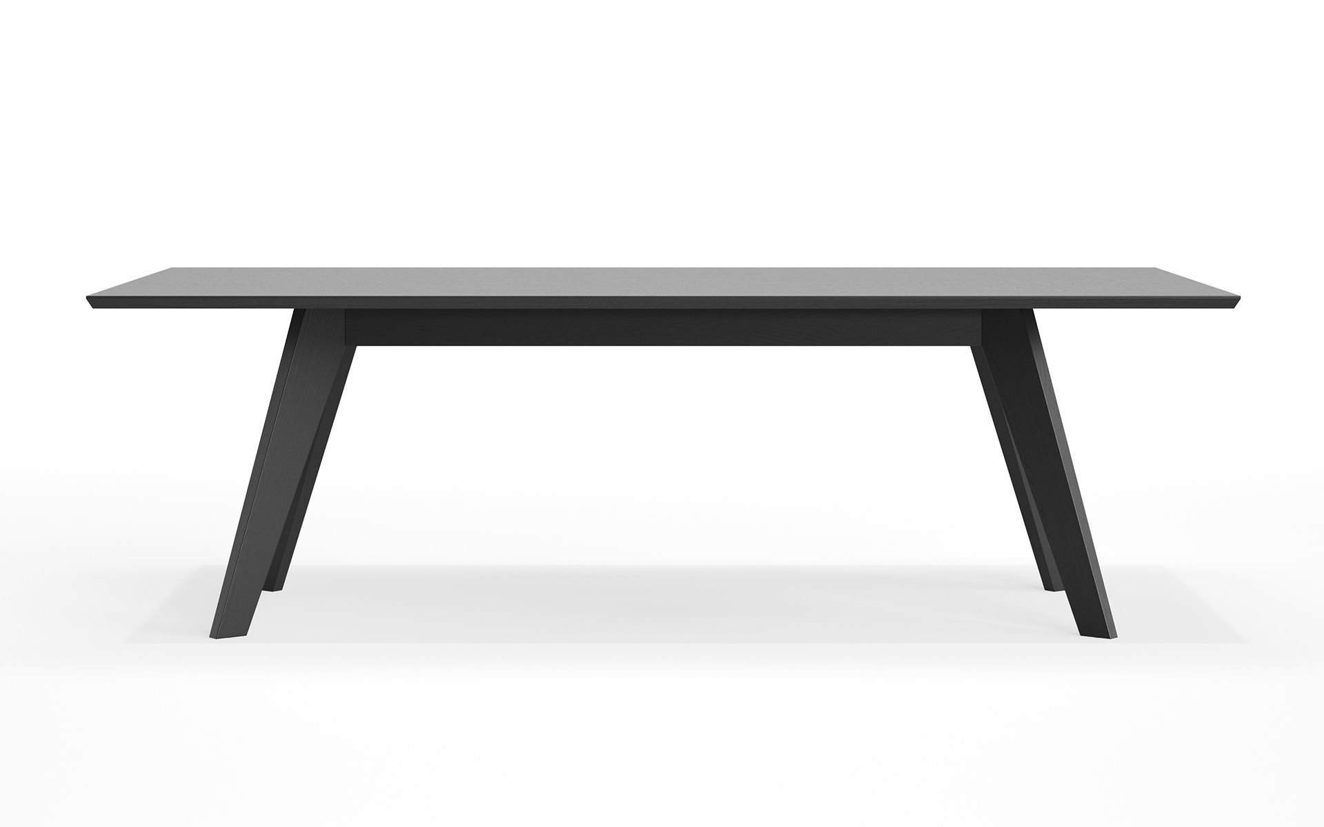 Tafel Cena Rect 240 Graphite Black BedHabits03
