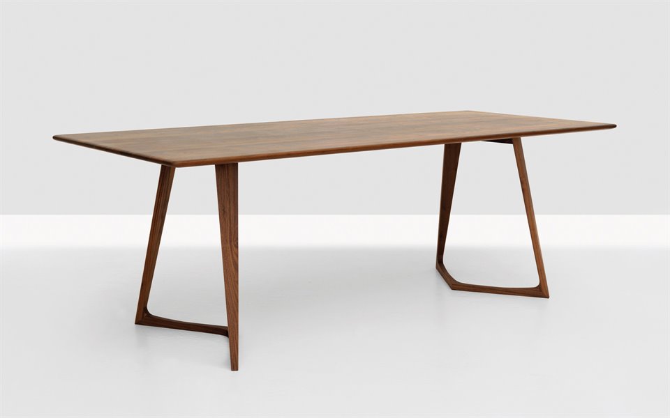 design tafel Twist rectangular bed habits